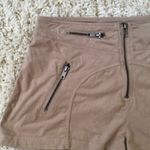 H&M Divided Nude Suede High Waist Shorts Photo 6