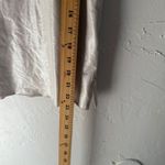 TROUVÉ Metallic Sheen Shimmer Short Slv Top S Metallic Party Giong Out Swifty Silver Photo 5