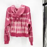 Free People Movement Tie dye pink believer tie up semi cropped hoodie oversized Photo 1