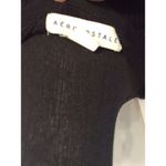 Aeropostale Black Long Sleeve Ribbed Cropped Top Womens Large L Photo 4