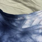 Brandy Melville Tie-Dye Navy Blue Tshirt Photo 3