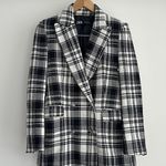 ZARA  Tweed Jacket Womens Small Double Breasted Blazer Equestrian Quiet Luxury Photo 0