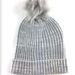 Anthropologie Hat Attack Lightweight Ribbed Hat With Faux Fur Pom Photo 3