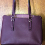 Nanette Lepore Burgundy Maroon Shoulder Bag Classic Handbag Purse Photo 2