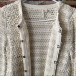 Women's Cream Cardigan sz S Frenchi Loop Knit Cardigan Sz S Photo 6