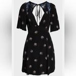 Free People Black Mockingbird Mesh Inset Mini Dress Size 2 Photo 1