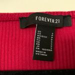 Forever 21 Pink/Red Lace Trim Crop Top Photo 4