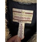 Aeropostale VTG  90's Women Junior XL Faux Fur Trim Blue Denim Trucker Jacket EUC Photo 2