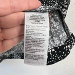 Madewell Smocked Crewneck Mini Dress in Floral Black and White Size 2 NWT Photo 11