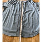 Knox Rose  Chambray Boho Top Balloon Sleeves M Photo 5