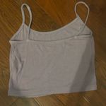 Lilac purple cropped tank top Size L Photo 1