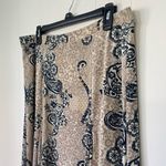 Jaclyn Smith  Boho Paisley Elastic Waist Lightweight Drapey A-line Skirt ~ Size L Photo 1