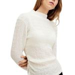 ALL SAINTS Connie Francesco Long Sleeve Top Chalk White Size XS Photo 0