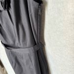 Elie Tahari Women's Black Ruffle Trim Cap Sleeve Midi Sheath Dress Size 4 Photo 4