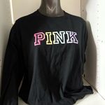 PINK - Victoria's Secret Pink by Victoria secret long sleeve logo t-shirt woman’s size XL Photo 11