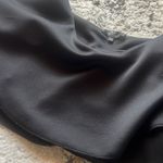 ZARA Off Shoulder Black Frilly Top Photo 4