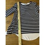 Joseph Ribkoff  Size 4 Tunic Blouse Ruffles Sheer Lightweight Career Wedding‎ Photo 2