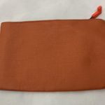 Ipsy Geometric Orange and Brown Small Pouch Photo 2