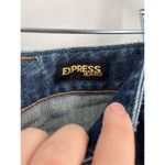 EXPRESS VTG  Women's Low Rise‎ Stella Bootleg Jeans Blue Denim Embroidered Size 6 Photo 7