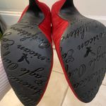 American Eagle outfitters | Red suede heels Photo 3