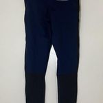 Stella McCartney Navy black colorblock 7/8 workout leggings size small Photo 3