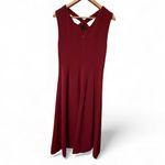 J Peterman Stunning Elegant Front Criss‎ Cross Halter V Back Dress Photo 2