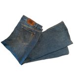 Frye Mid-Rise Split Hem Flare Denim Blue Jean size 22W Photo 2