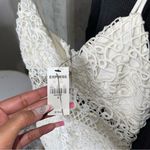 EXPRESS Rare Ivory Crocheted Lace Midi Dress Photo 10