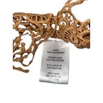 New Bandana Blouse Shirt Cover Up Fringed Tassel Embellishment Triangle Lace Top Tan Size undefined Photo 5