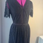 Elegant Black Lace Maxi Dress Photo 2