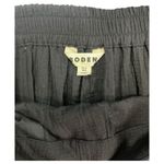 Boden Pants Womens 8 Black Wide Leg Cotton Capri Gauze Coastal Minimalist Beach Photo 2