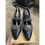 Ash Beatnik Leather Flat Women's Size 36 US 6 Mary Jane's Studded Whimsy Goth Photo 2