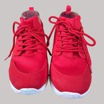 Just Be Women's Casual Fashion Sneakers White Soles Laces Red Size 7 Photo 0