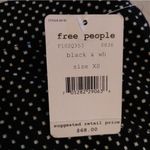 Free People Black & White Polka Dot Thick Leggings Photo 4