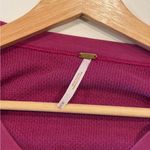 Free People  Kombucha Cuff Pink Embroidered Waffle Thermal Size Medium Photo 4