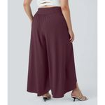 Halara NWT Breezeful Palazzo Flowy Wide Leg Casual Pants in Amaranth Purple Photo 10