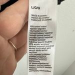 Florence by Mills XOXO Black Knit Crop Top Sleeveless Sweater Tank Large NWT Photo 4