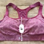 Under Armour  Women’s Sz L UA Reflect Impulse Pink Print Mid Impact Sports Bra Photo 7