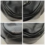 StorkSak London Leather Diaper Bag Unisex Black Photo 13