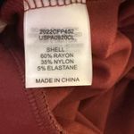 Universal Standard  Womens Red Burgundy Ponte Pull On Pants XL Office Holiday Photo 5