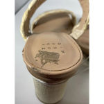 A New Day  Womens Basil Sandal Heel Tan Braided Slip On High Open‎ Toe 8.5 NWT Photo 3