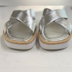 Stuart Weitzman Metallic Silver Sandals Photo 2