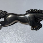 Vintage Sterling Silver‎ Horse Bronco Pony Equestrian Brooch Pin 925 Photo 0