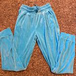 Refuge Blue velvet sweatpants Photo 0