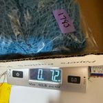 Koret 1X Crochet Knit Pastel Teal Blue Cardigan Sweater Top Boho Beach Whimsy Photo 7