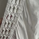Fortys from Anthropologie v front White Crochet Trim cotton dress medium Photo 2