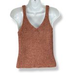 Moon & Madison Knit Tank Top Brown Size Medium Neutral Earthy‎ Sleeveless Shirt Photo 1