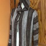 Vintage 70s space dyed bell sleeve hooded sweater Brown Size M Photo 5