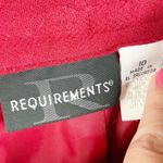 Requirements Vintage Red Wool Blend Aztec Print Fringe Hem Midi Skirt Size 10 Photo 7