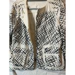 Piazza Sempione Abstract Black White Blazer Jacket Modern Minimalist Chic IT 46 Photo 6